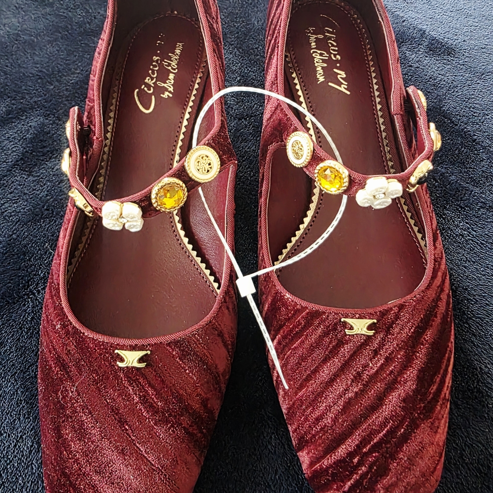 Circus by Sam Edelman Red and Gold Heels